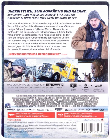 The Ice Road (Lodowy szlak) (steelbook) [Blu-Ray 4K]+[Blu-Ray]