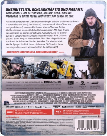 The Ice Road (Lodowy szlak) (steelbook) [Blu-Ray 4K]+[Blu-Ray]