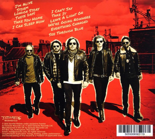 Scarlet Rebels: See Through Blue [CD]