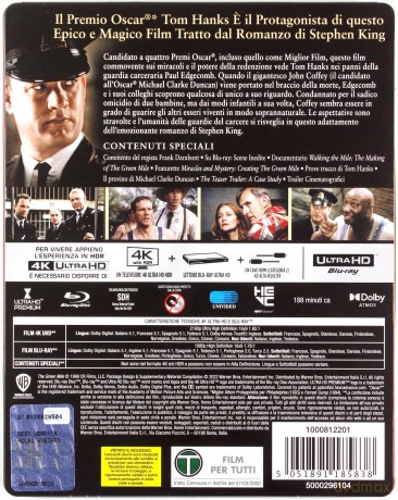 The Green Mile (Zielona mila) (steelbook) [Blu-Ray 4K]+[Blu-Ray]