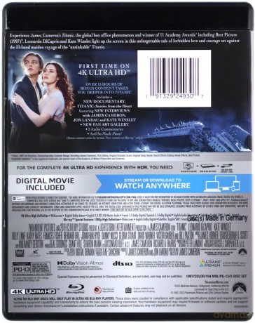 Titanic [Blu-Ray 4K]+[Blu-Ray]