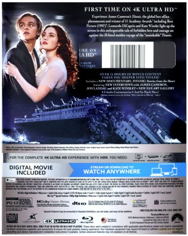 Titanic [Blu-Ray 4K]+[Blu-Ray]