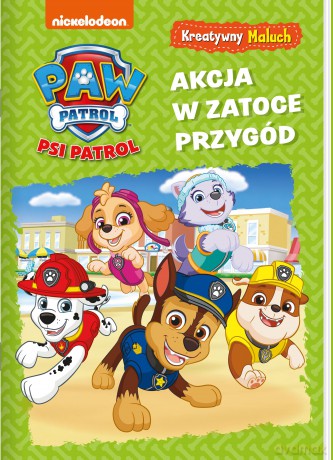 Akcja w Zatoce Przygód. Kreatywny maluch. Psi Patrol [KSIĄŻKA]