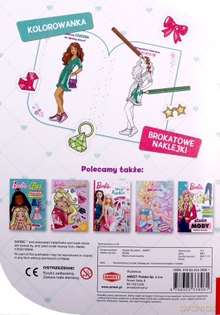 Barbie Modna kolorowanka BRO-1101 [KSIĄŻKA]