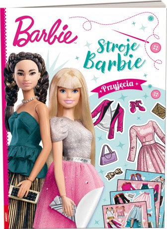 Barbie Stroje Barbie Przyjęcia ROB-1104 [KSIĄŻKA]