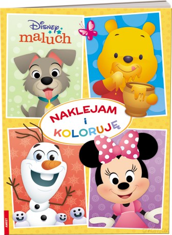 Disney maluch Naklejam i koloruję NAK-9202 [KSIĄŻKA]