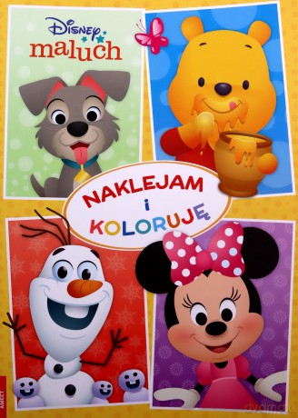 Disney maluch Naklejam i koloruję NAK-9202 [KSIĄŻKA]