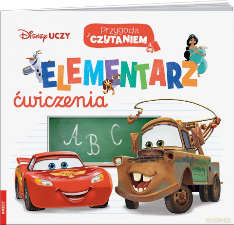 Disney uczy Przygoda z czytaniem Elementarz ćwiczenia PCC-9303 [KSIĄŻKA]