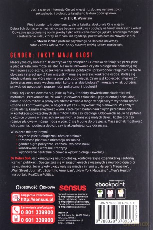 Gender bez emocji. Co mówi nauka o płci i tożsamości płciowej - Debra Soh [KSIĄŻKA]