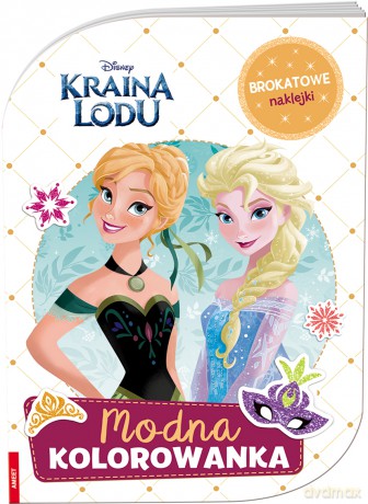 Kraina lodu Modna kolorowanka BRO-9101 [KSIĄŻKA]