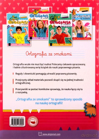 Ortografia ze smokami. Ćwiczenia, reguły, komiks. Klasa 2 - Bogusław Michalec, Agnieszka Bator [KSIĄŻKA]