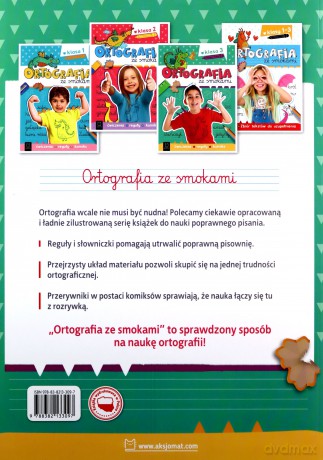Ortografia ze smokami. Ćwiczenia, reguły, komiks. Klasa 3 - Bogusław Michalec, Agnieszka Bator [KSIĄŻKA]