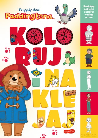 Przygody Misia Paddingtona. Koloruj i naklejaj - Izabela Karpiszuk [KSIĄŻKA]