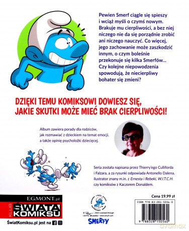 Smerf, który był niecierpliwy. Smerfy i świat emocji - Thierry Culliford, Antonello Dalena, Falzar [KOMIKS]
