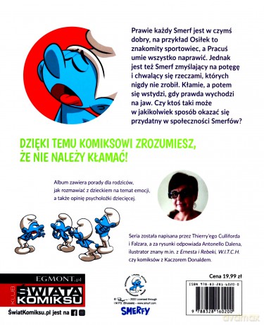 Smerf, który ciągle kłamał. Smerfy i świat emocji - Thierry Culliford, Antonello Dalena, Falzar [KOMIKS]