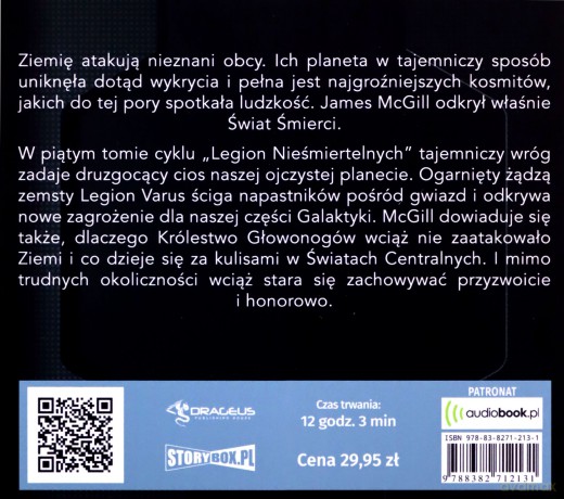 Świat Śmierci. Legion Nieśmiertelnych (Tom 5) - B.V. Larson [AUDIOBOOK]