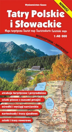 Tatry Polskie i Słowackie. Mapa 1:40 000 wyd. foliowane [KSIĄŻKA]