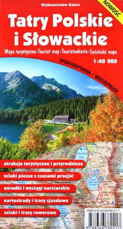 Tatry Polskie i Słowackie. Mapa 1:40 000 wyd. foliowane [KSIĄŻKA]