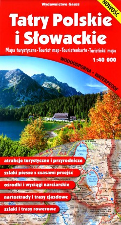 Tatry Polskie i Słowackie. Mapa 1:40 000 wyd. foliowane [KSIĄŻKA]