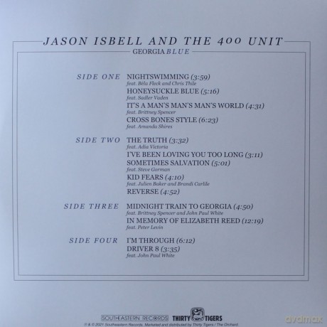 Jason Isbell And The 400 Unit: Georgia Blue (Indie Exclusive) [Winyl]