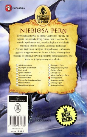 Jeźdźcy Smoków Z Pern 15 Niebiosa Pern - Anne Mccaffrey [KSIĄŻKA]