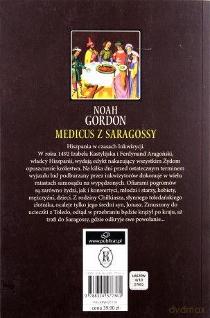 Medicus Z Saragossy - Noah Gordon [KSIĄŻKA]