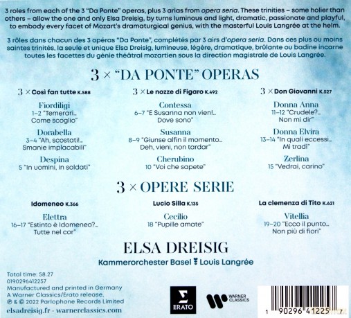 Elsa Dreisig: Mozart X 3 [CD]