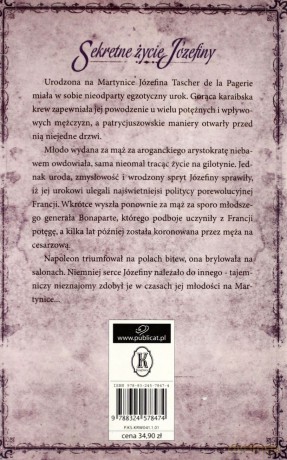 Sekretne Życie Józefiny - Carolly Erickson [KSIĄŻKA]