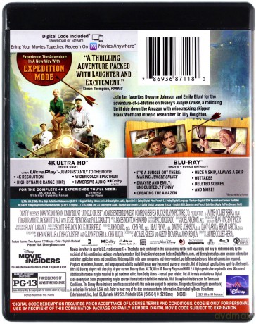 Jungle Cruise (Wyprawa do dżungli) (Disney) [Blu-Ray 4K]+[Blu-Ray]