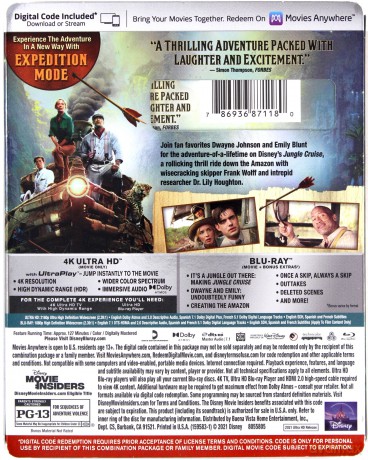 Jungle Cruise (Wyprawa do dżungli) (Disney) [Blu-Ray 4K]+[Blu-Ray]