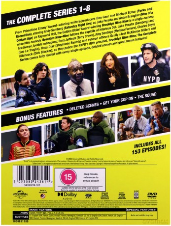 Brooklyn 99 Season 1-8 [23DVD]