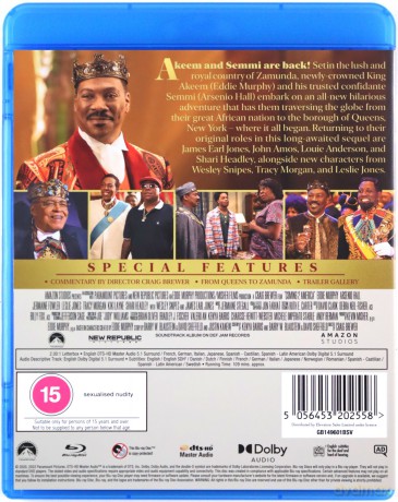 Coming 2 America (Książę w Nowym Jorku 2) [Blu-Ray]