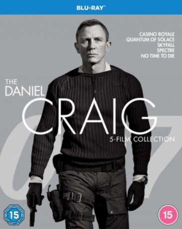 007 James Bond Daniel Craig: 5 Film Collection: Casino Royale / Quantum of Solace / Skyfall / Spectre / No Time To Die [5xBlu-Ray]