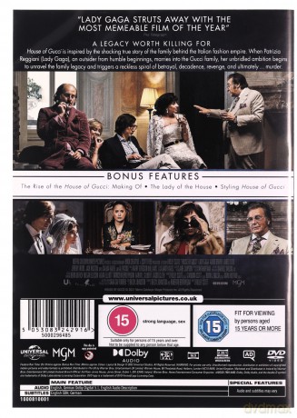 House Of Gucci (Dom Gucci) [DVD]