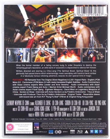 Legendary Weapons Of China (Legendarna broń kung-fu) [Blu-Ray]