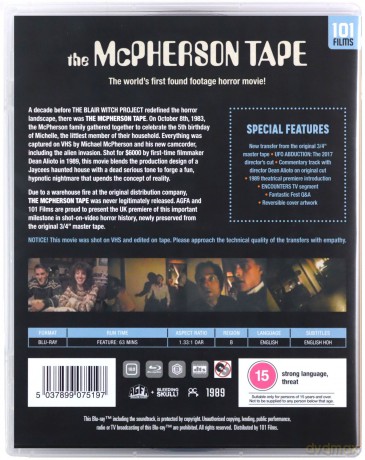 Mcpherson Tape (American Genre Film Archive) [Blu-Ray]