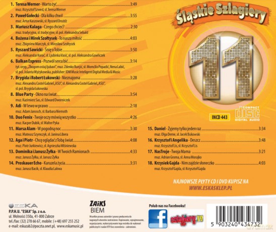 Śląskie Szlagiery 11 [CD]