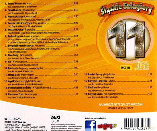 Śląskie Szlagiery 11 [CD]