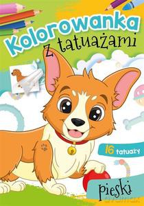 Kolorowanka z tatuażami. Pieski [KSIĄŻKA]