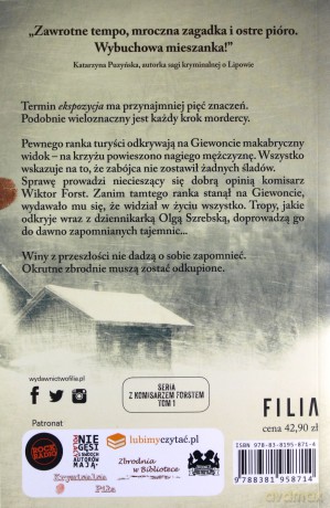 Komisarz Forst (Tom 1) Ekspozycja - Remigiusz Mróz [KSIĄŻKA]