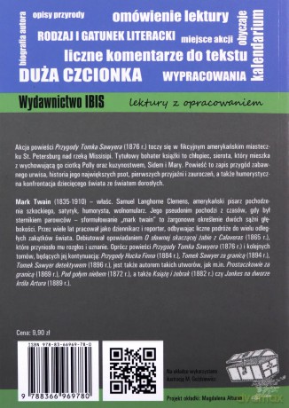 Przygody Tomka Sawyera (lektura z opracowaniem) - Mark Twain [KSIĄŻKA]