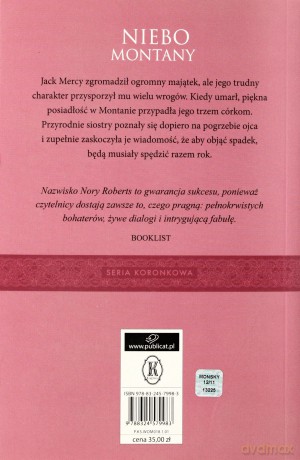 Niebo Montany - Nora Roberts [KSIĄŻKA]