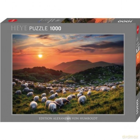 HEYE 1000 el. Owce i wulkany [PUZZLE]