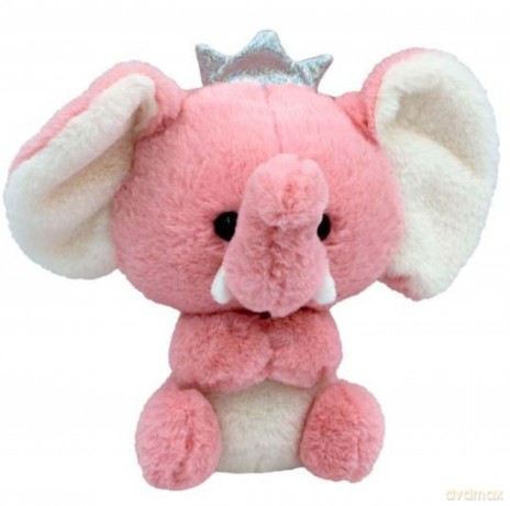 Maskotka Słonik Leo różowy 23 cm