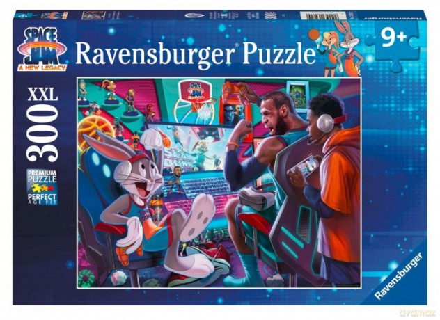 Puzzle dla dzieci 2D Kosmiczny mecz 300 el. [PUZZLE]