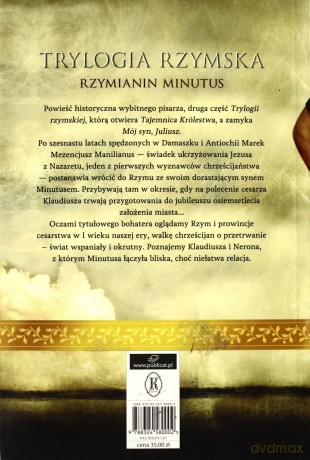 Trylogia Rzymska Rzymianin Minutus - Mika Waltari [KSIĄŻKA]