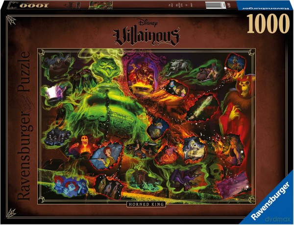 RAVENSBURGER 2D 1000 el. Villainous. Rogaty Król [PUZZLE]