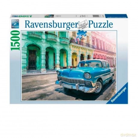 RAVENSBURGER 2D 1500 el. Auta Kuby [PUZZLE]