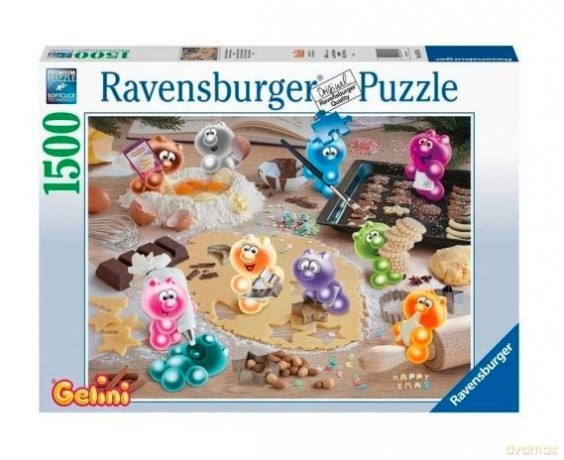 RAVENSBURGER 2D 1500 el. Gelini świąteczne wypieki [PUZZLE]
