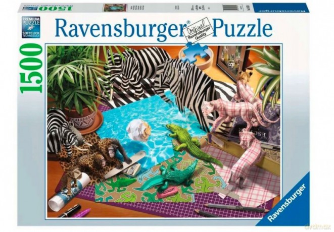 RAVENSBURGER 2D 1500 el. Przygoda z origami [PUZZLE]